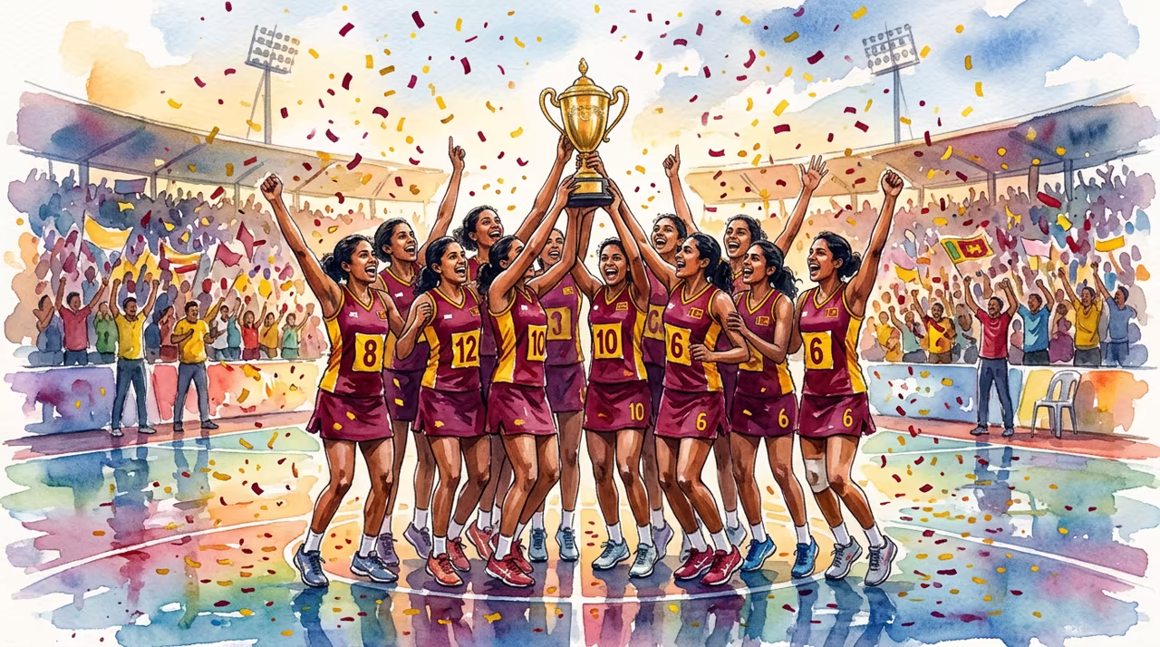 Sri Lanka Crowned Asian Netball Champions